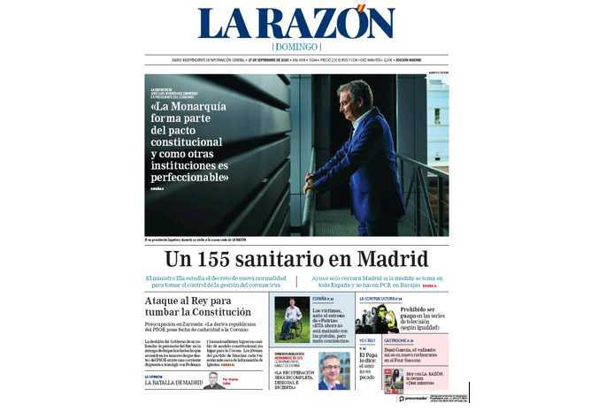Portada La Razón