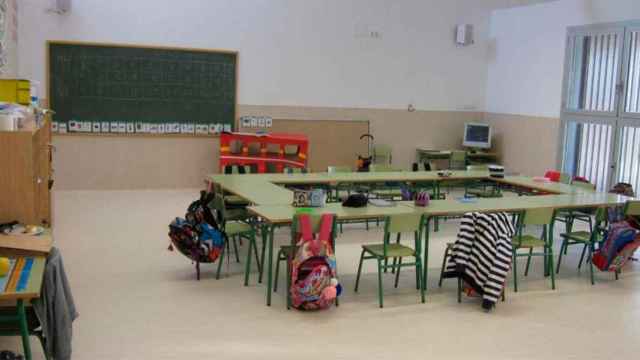 Una escuela primaria de Cataluña, los centros que están inmersos en el proceso de inscripción escolar / EUROPA PRESS