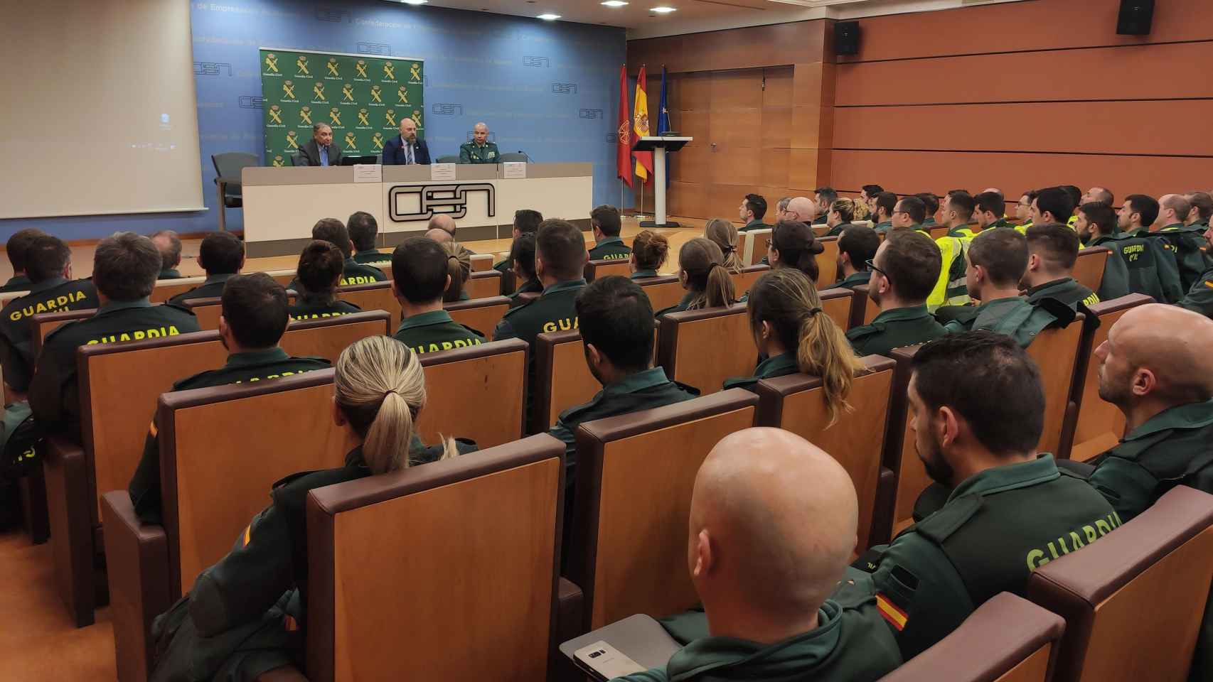 Guardias Civiles en un acto de la benemérita / EP