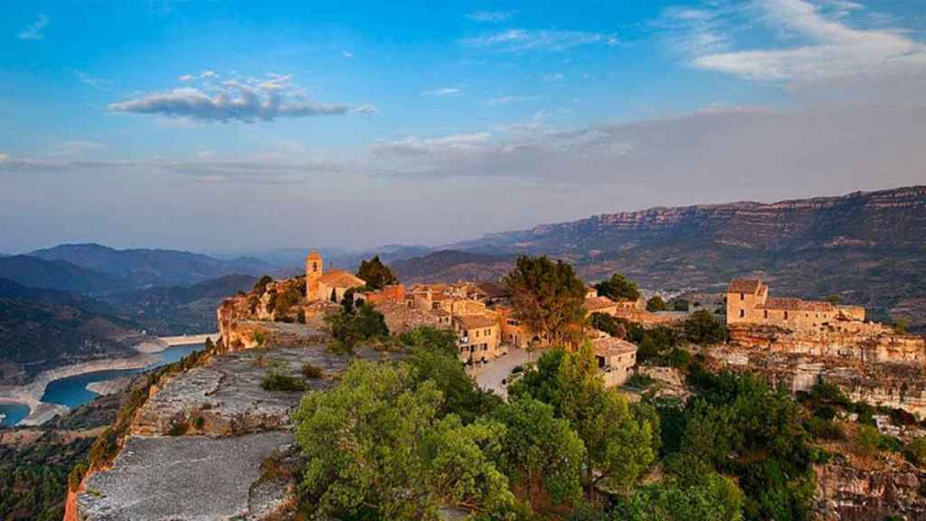 Vista aérea de uno de los candidatos a Mejor Pueblo 2019 / SIURANA TURISME