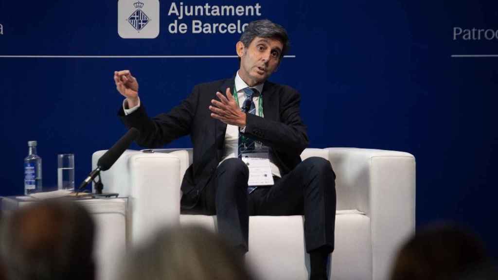 José María Álvarez-Pallete, presidente de Telefónica, en las jornadas del Círculo de Economía / EP