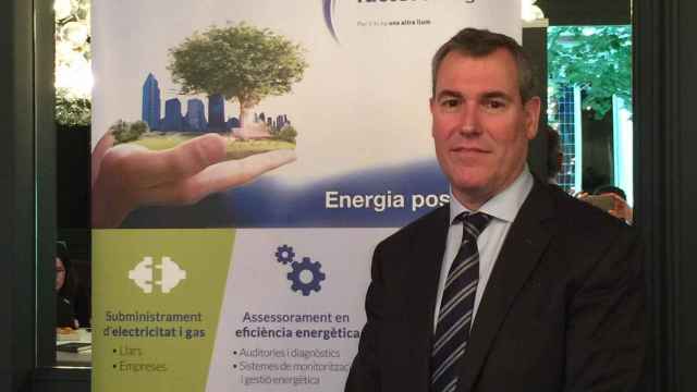 El consejero delegado de Factorenergia, Emilio Rousaud, en la presentación de resultados de la compañía /CG