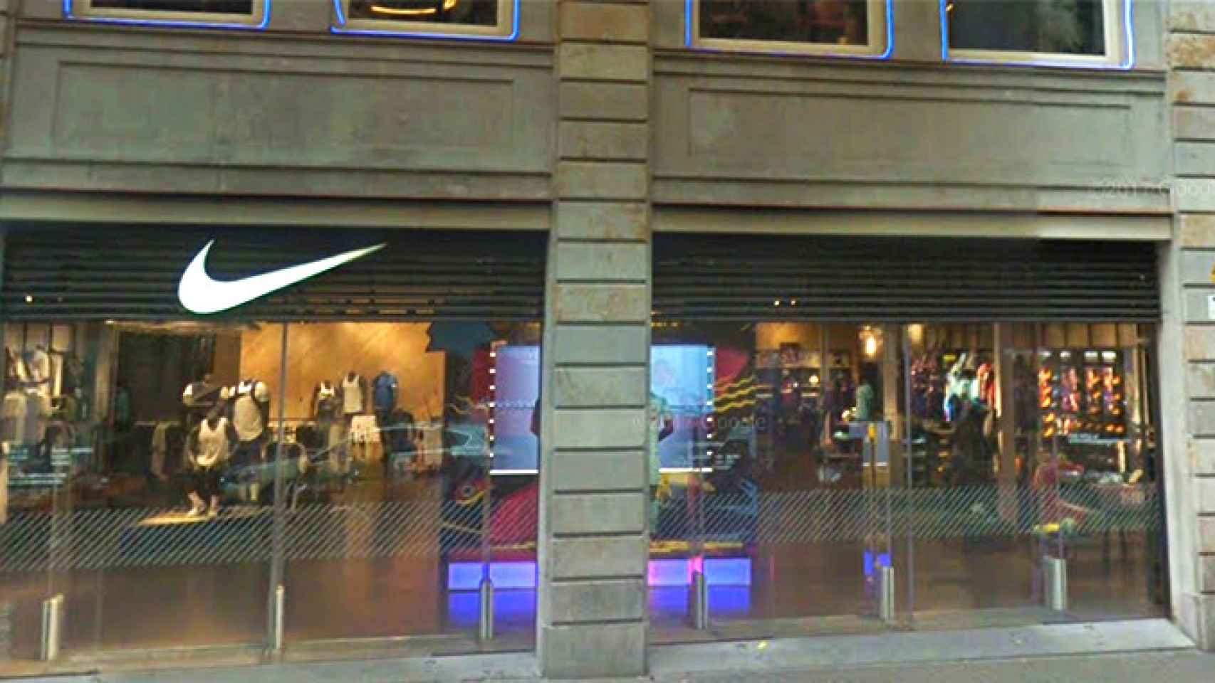 Una de las tiendas Nike de Barcelona / GOOGLE