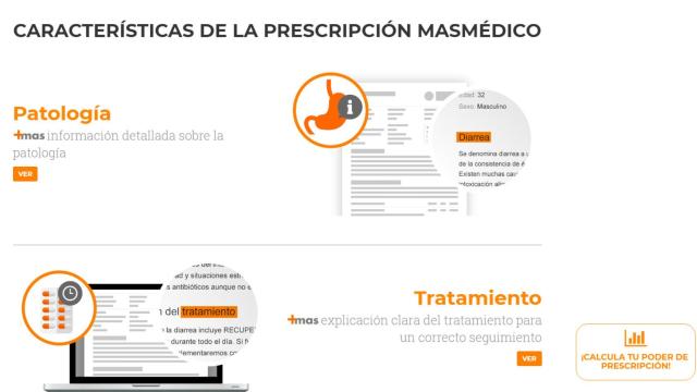 Captura de la web de MasMédico / CG