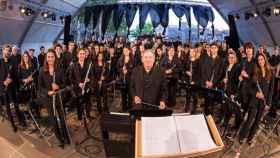 Banda Simfònica de Badalona tras un concierto  / Facebook de la Banda Simfònica de Badalona