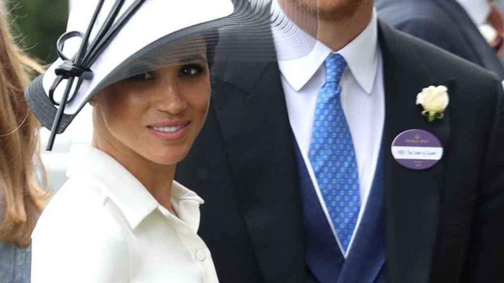 Meghan Markle con el prínicipe Harry en Ascot