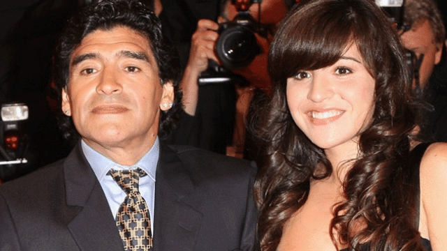 Diego Armando Maradona junto a su hija Gianinna / EP