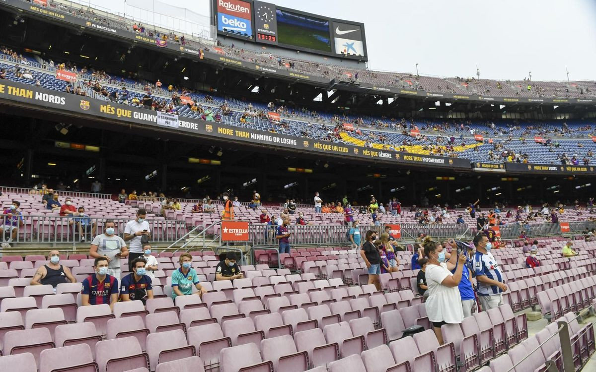 Sanidad autoriza el 100% del aforo en el Camp Nou / FC Barcelona