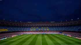 El Camp Nou vacío en el Barça-Juventus de Champions / FC Barcelona