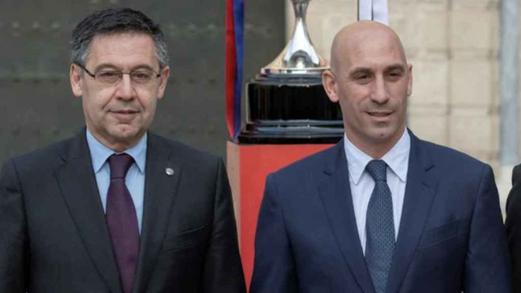 Una foto de Josep Maria Bartomeu y Luis Rubiales / EFE