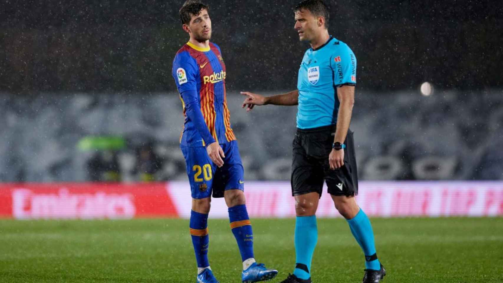 Sergi Roberto, en un partido de la pasada Liga con el Barça / EFE