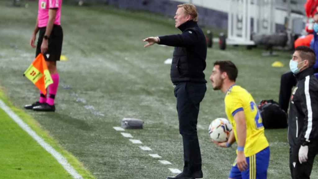 Koeman ante el Cádiz / FC BARCELONA