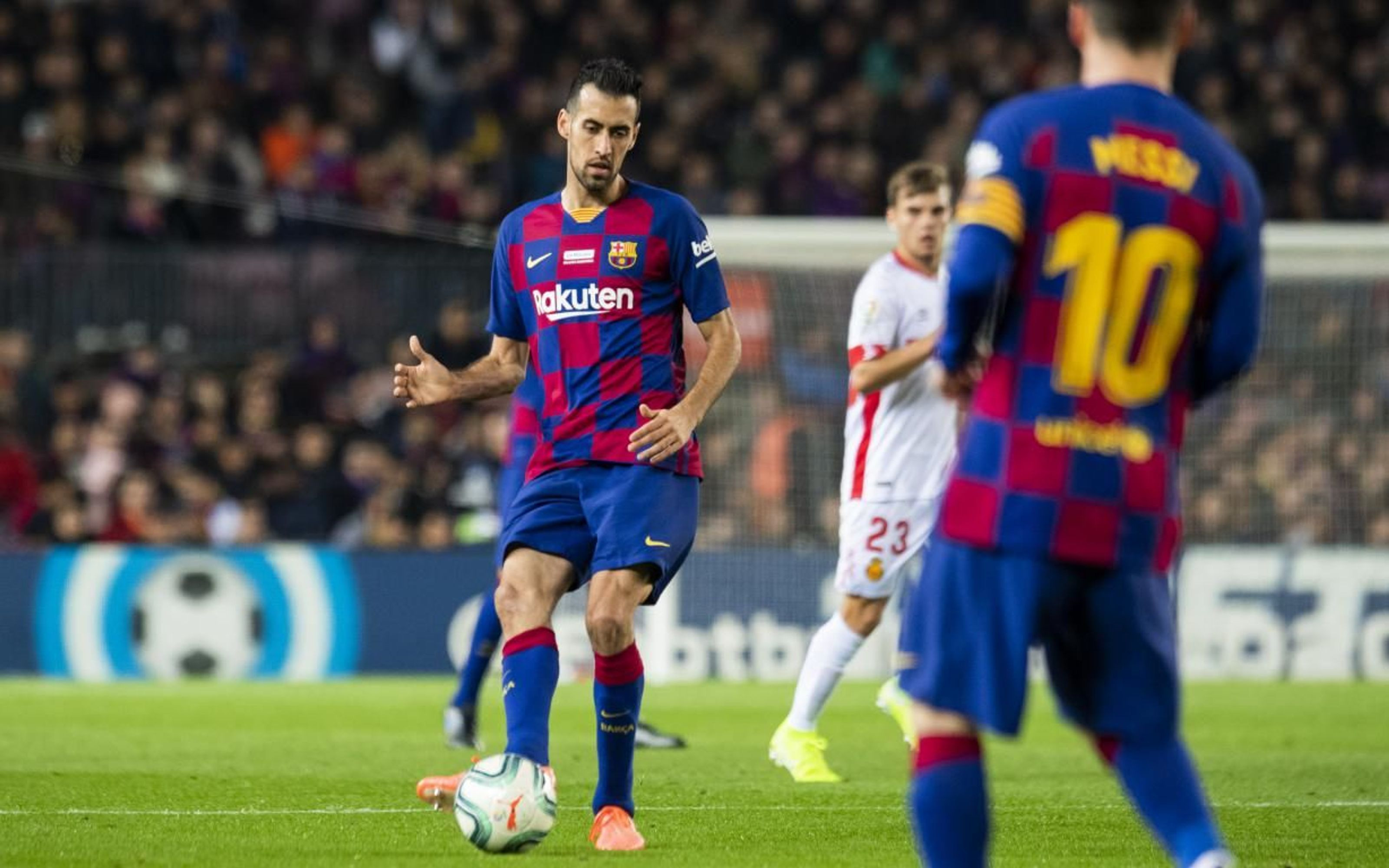 Sergio Busquets en una acción contra el Mallorca / FC Barcelona