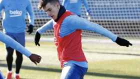 Una foto de Denis Suárez durante un entrenamiento del Barça / FCB