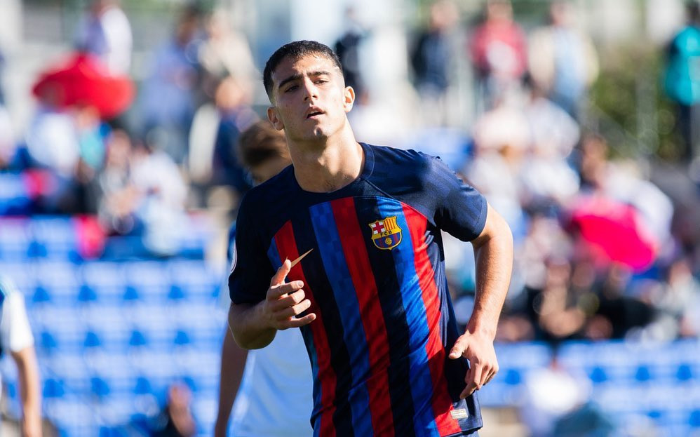 Ángel Alarcón Galiot, joven canterano del Barça con gran proyección para el primer equipo / REDES