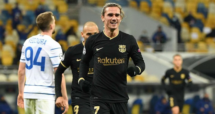 Griezmann, celebrando su gol ante el Dinamo de Kiev | EFE