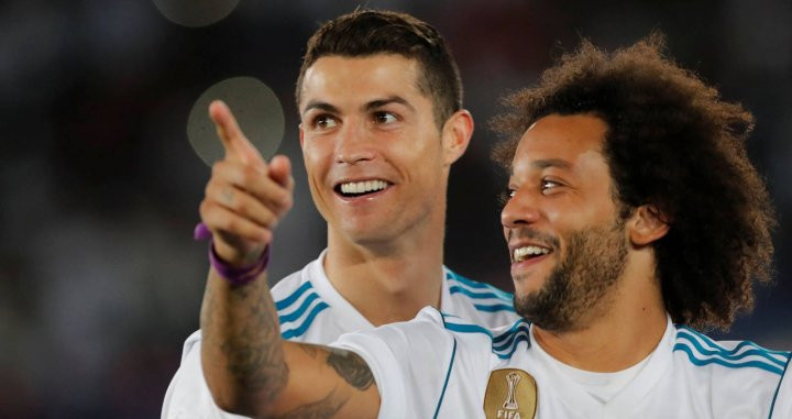 Una foto de Cristiano Ronaldo y Marcelo en el Real Madrid / EFE