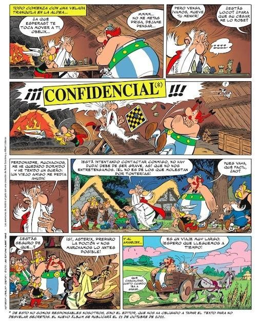 Avance del nuevo álbum de Astérix y Obélix para 2021 / SALVAT EDITORIAL