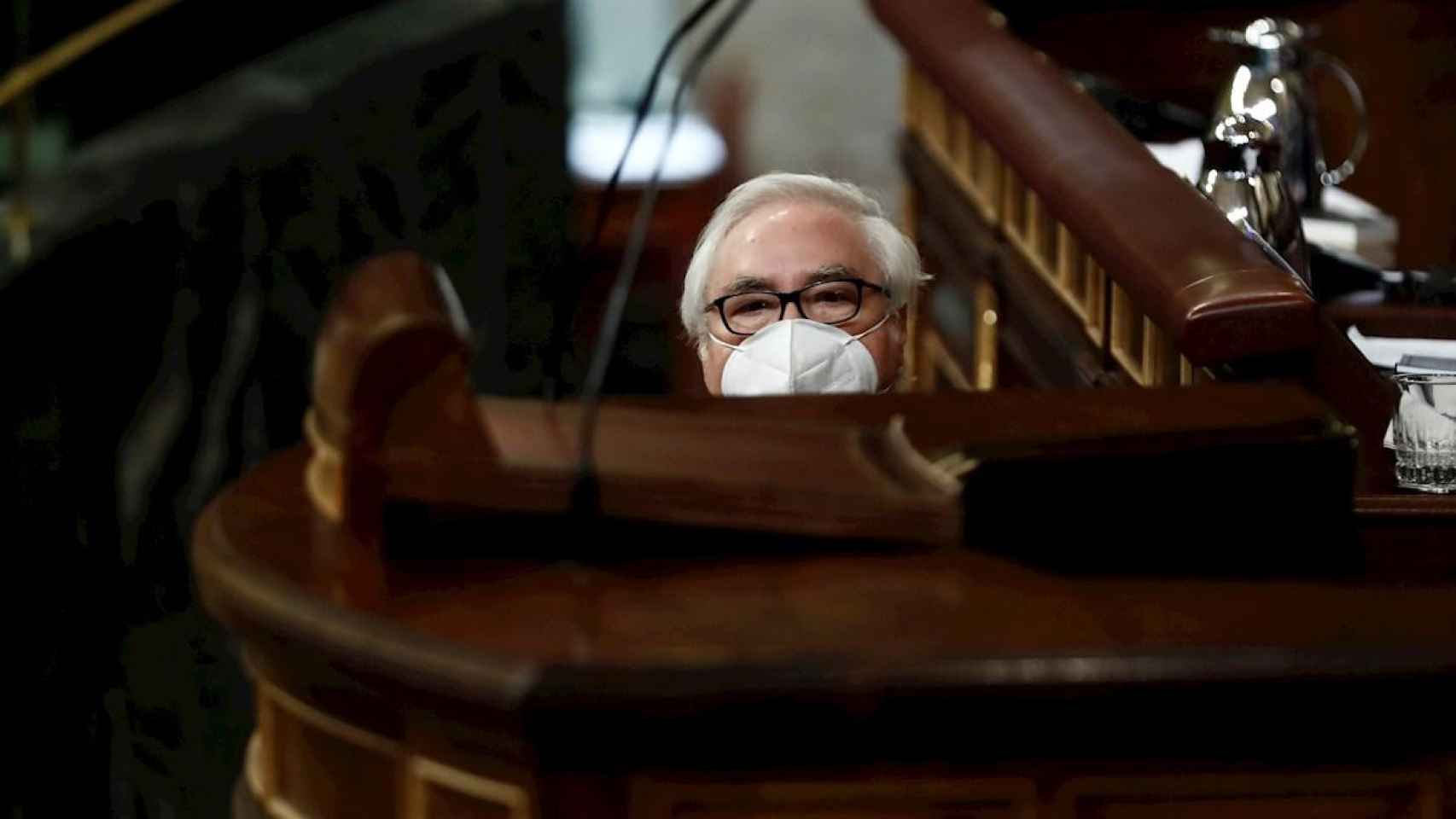 El ministro de Universidades, Manuel Castells, en el Congreso / EFE