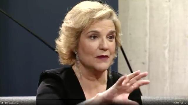 Pilar Rahola, en el programa 'El Divan' de TV3