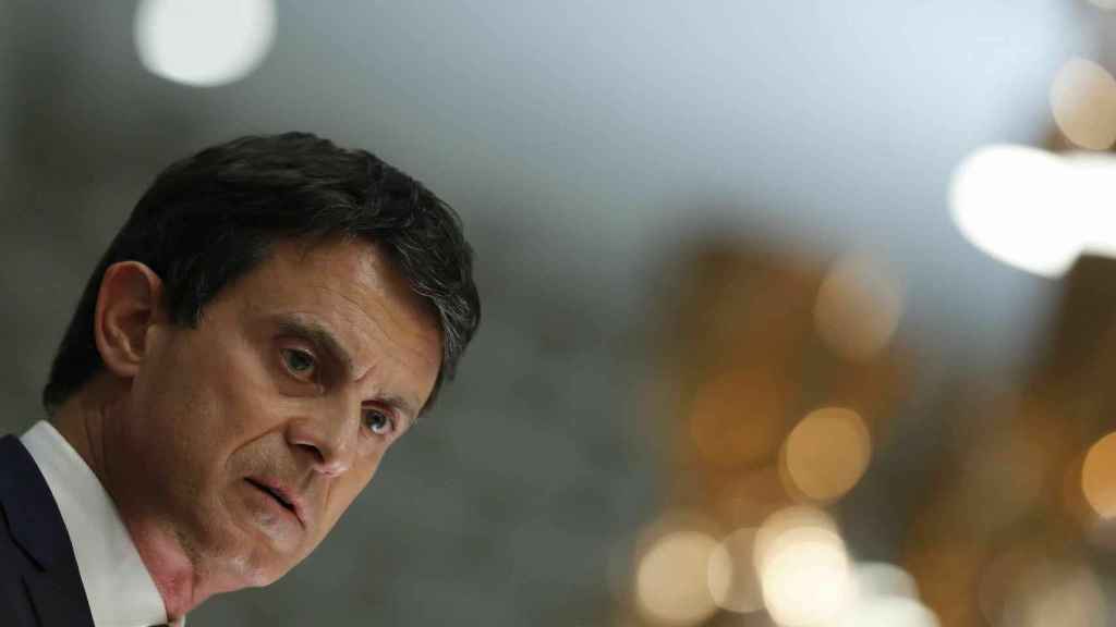 Manuel Valls, durante una conferencia en el Club Siglo XXI / EFE