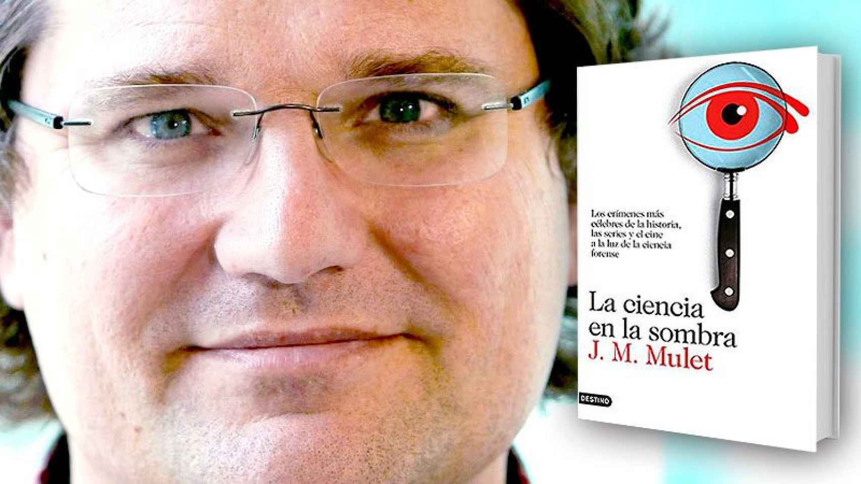 Imagen de archivo del bioquímico José Miguel Mulet y la portada de su nuevo libro 'La ciencia en la sombra', publicado el 14 de junio.