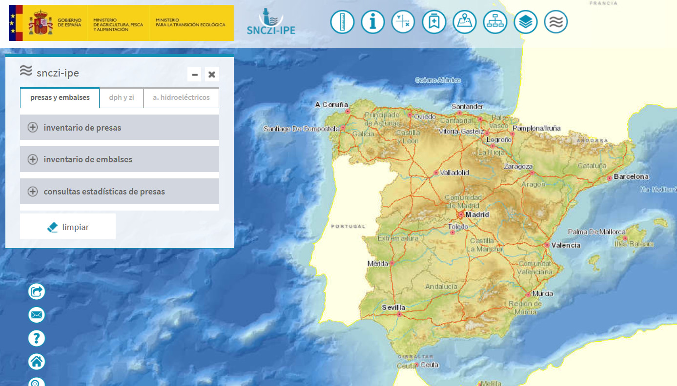 mapa inundaciones lluvias espana