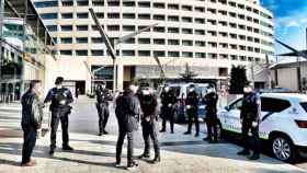 Agentes de la Policía Portuaria de Barcelona / Cedida