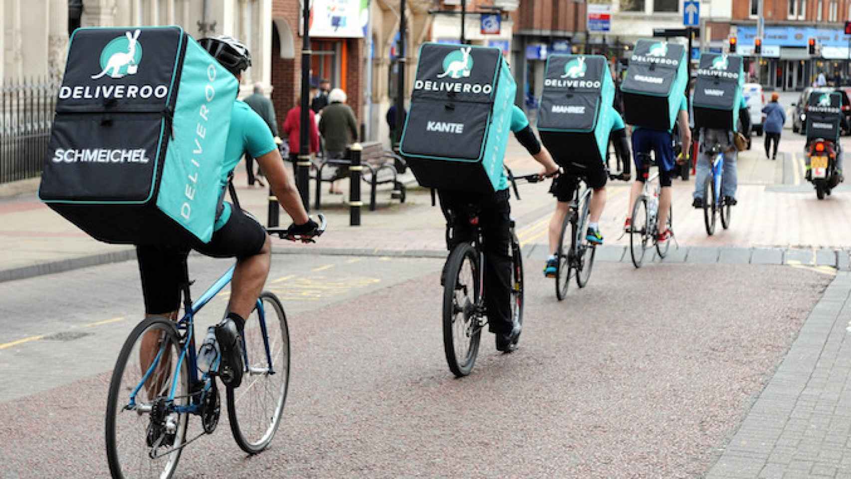 Repartidores de Deliveroo