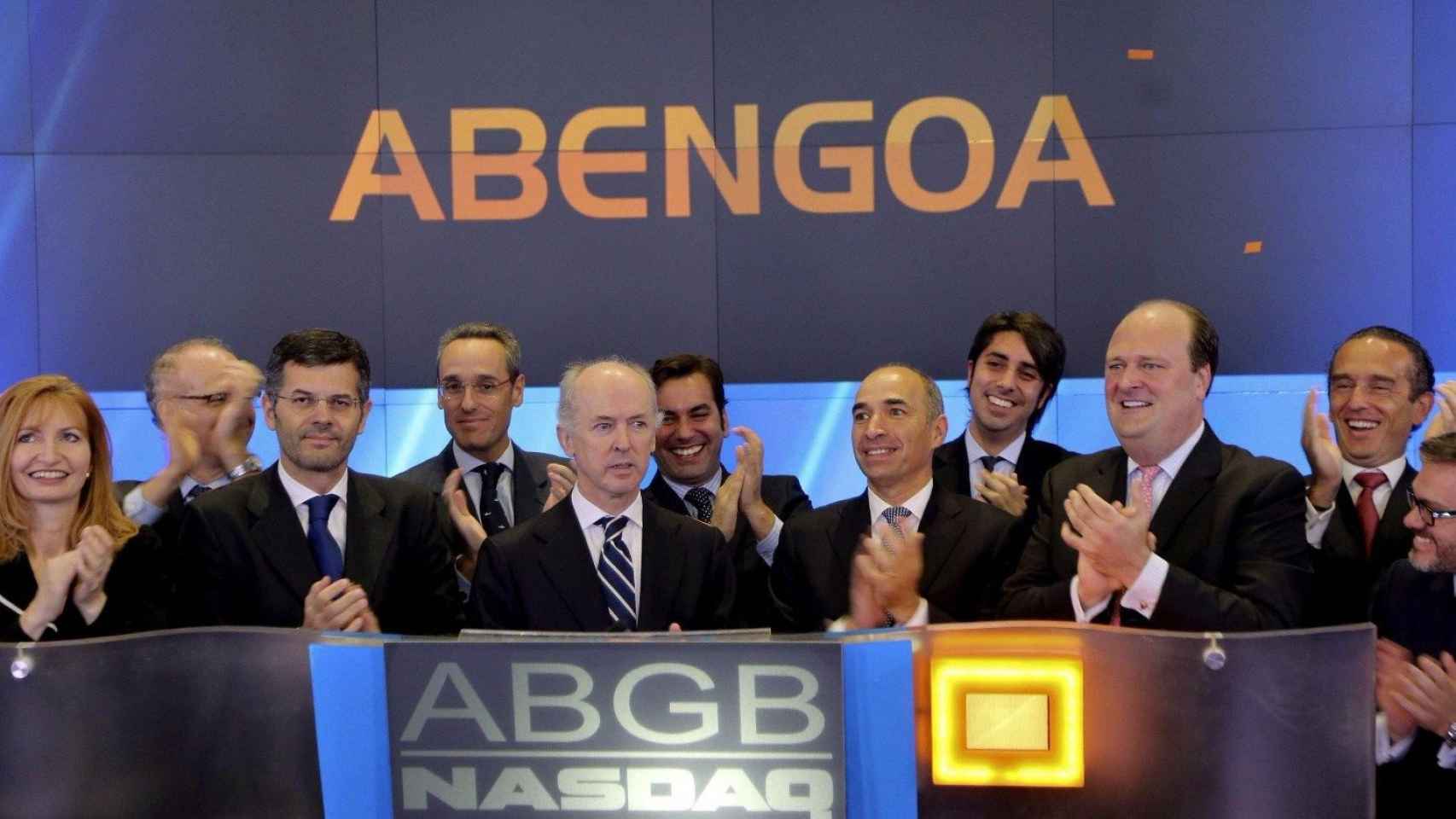 Directivos de Abengoa en una imagen de archivo / EFE