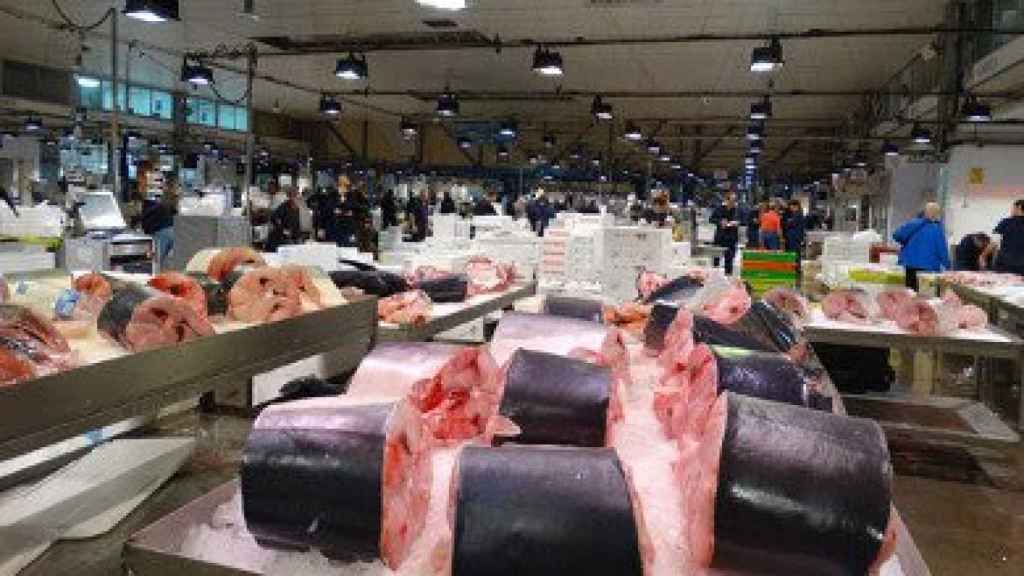 Aspecto del Mercado Central del Pescado de Mercabarna, en una imagen de archivo