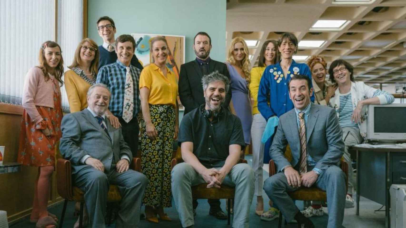 El elenco de la película de 'Cámera café'