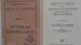 Muestra de un libro de la exposición 'Letras clandestinas (1939/1976)' en Madrid.