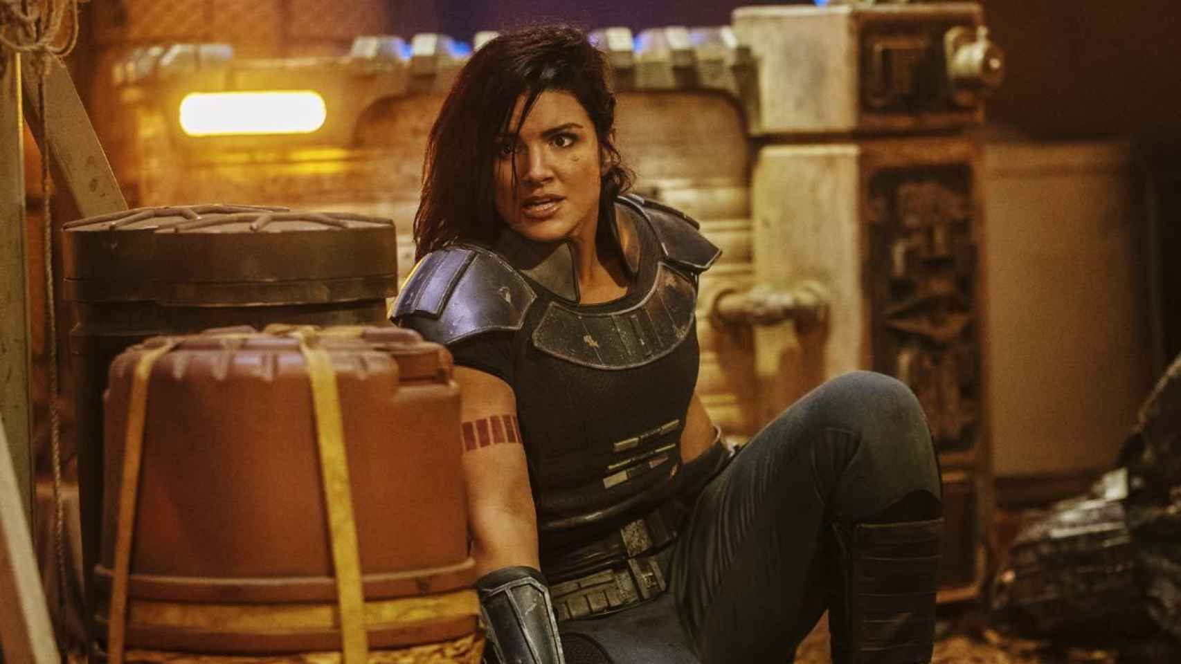 La actriz Gina Carano en 'The Mandalorian' / LUCASFILM