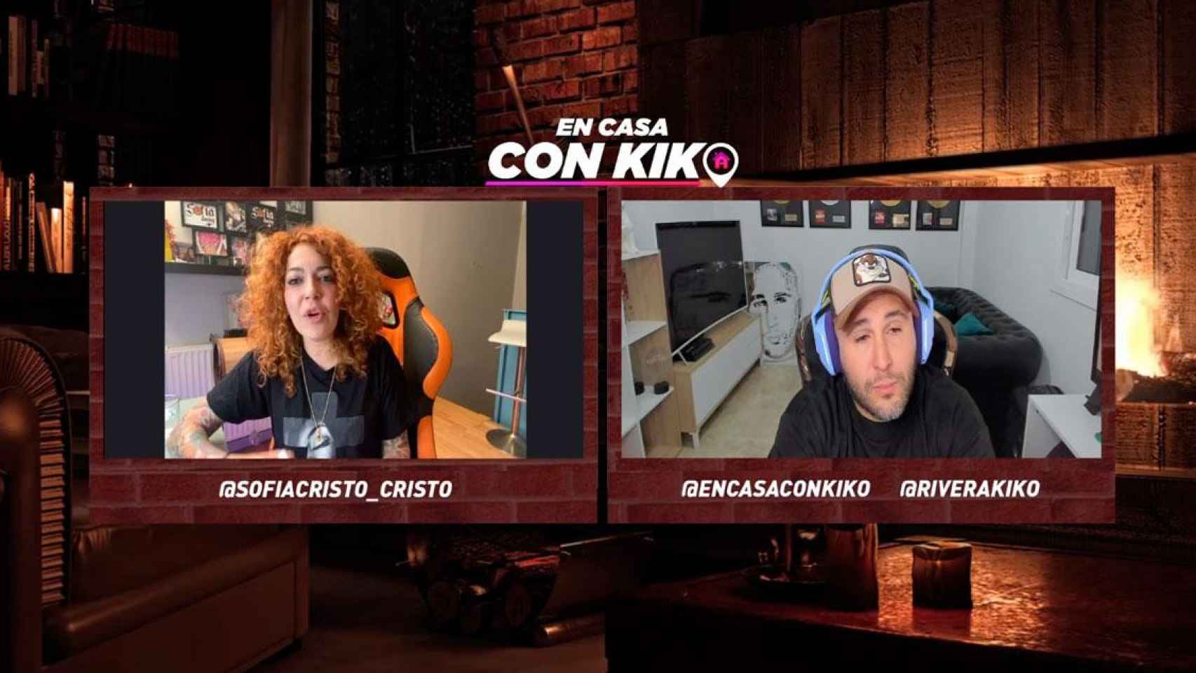 Kiko Rivera y Sofía Cristo TWITCH