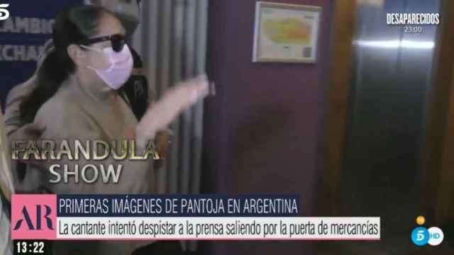 Isabel Pantoja llegando a Buenos Aires, Argentina / MEDIASET