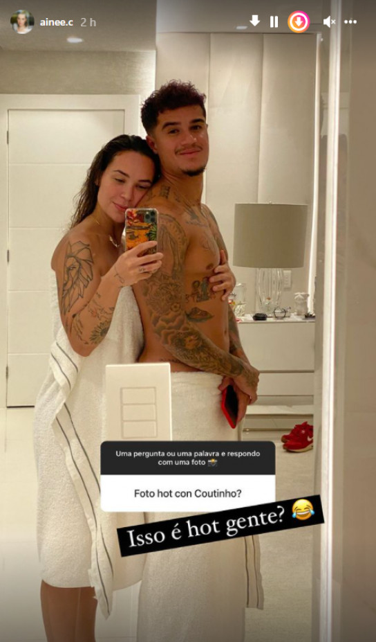 Ainee con Coutinho desnudos