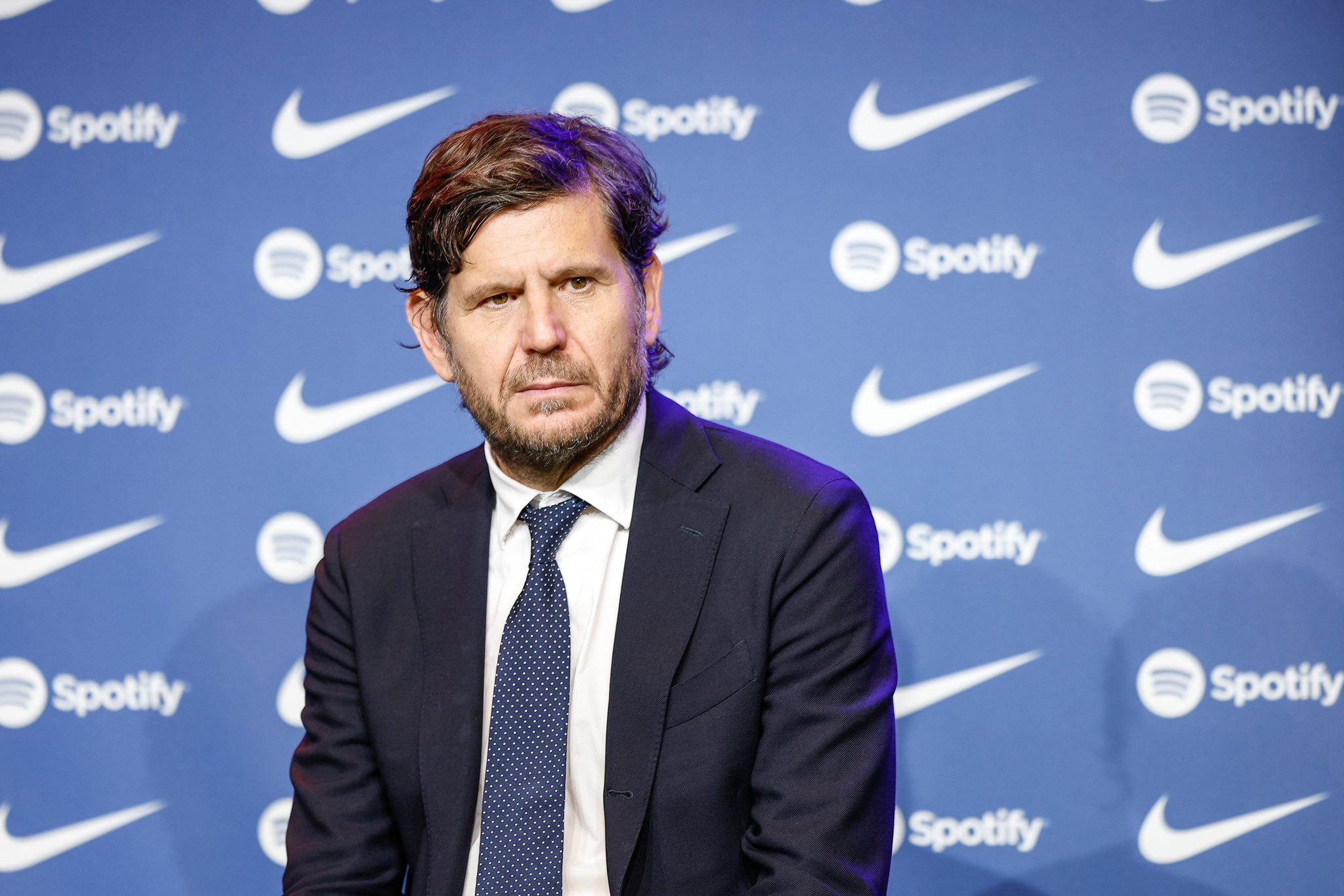 Mateu Alemany durante un acto con el Barça / REDES