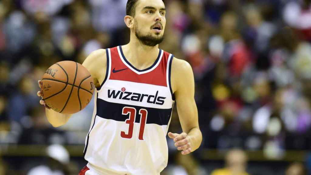 Tomas Satoransky, en un partido con los Wizards / NBA