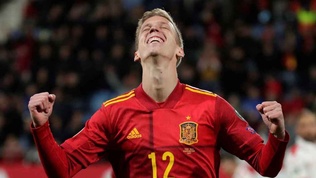 Dani Olmo se estrenó con gol en la selección española | EFE