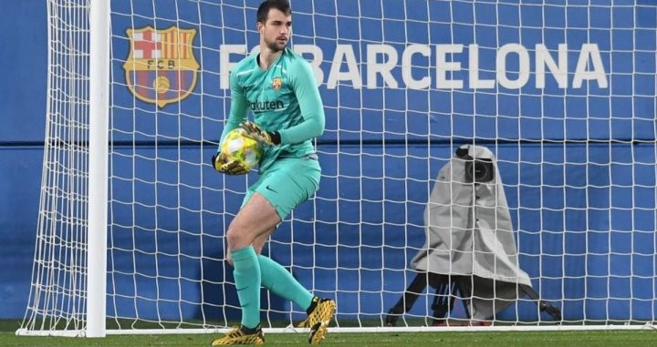 Lazar Karevic con el Barça B / FCB