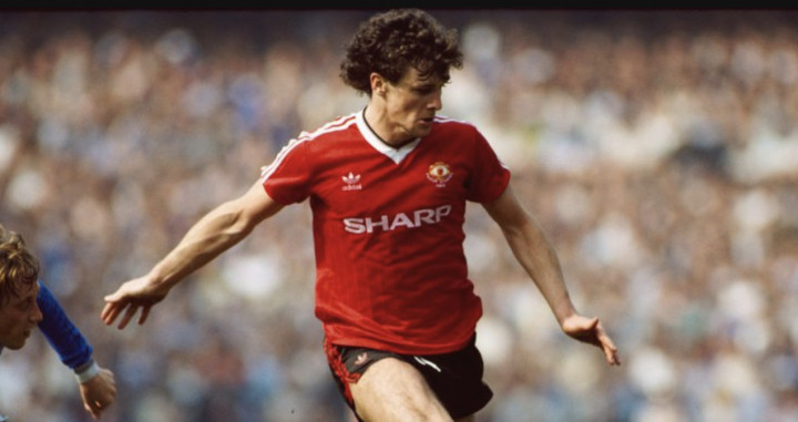 Una foto de Mark Hughes con el Manchester United