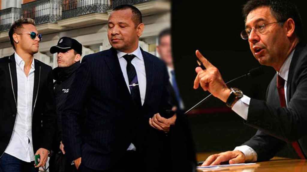 Neymar acude con su padre a los tribunales haciendo caso omiso a las advertencias de Bartomeu / MONTAJE CULEMANIA