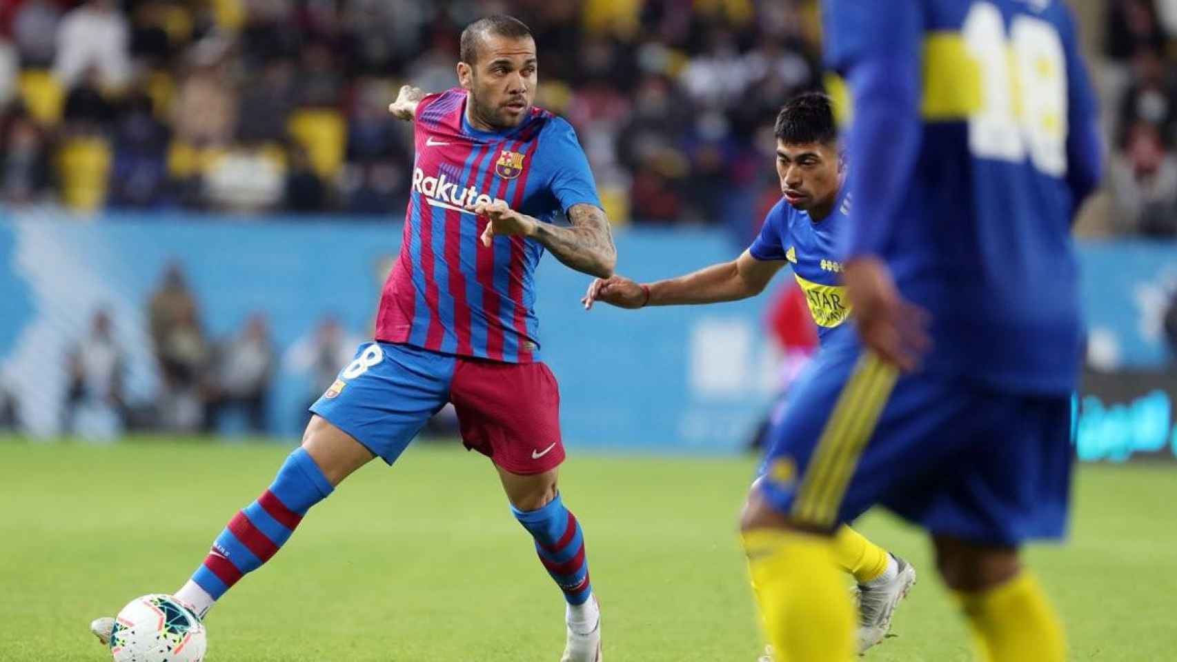 El debut de Dani Alves con el Barça de Xavi Hernández / FCB