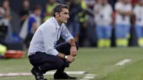 Una foto de Ernesto Valverde durante el Athletic Club - Barça / FCB