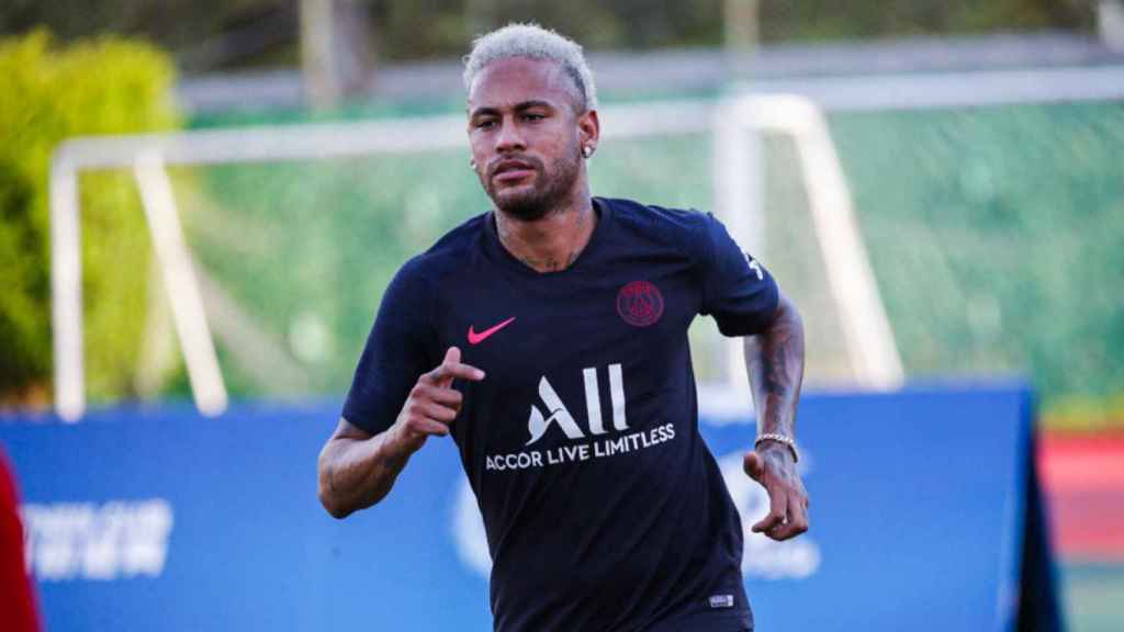 Neymar Junior en un entrenamiento / Instagram