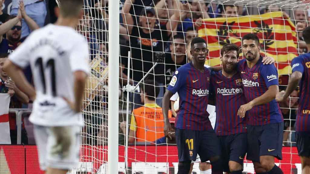 Dembélé sueña con reeditar un triplete histórico / EFE