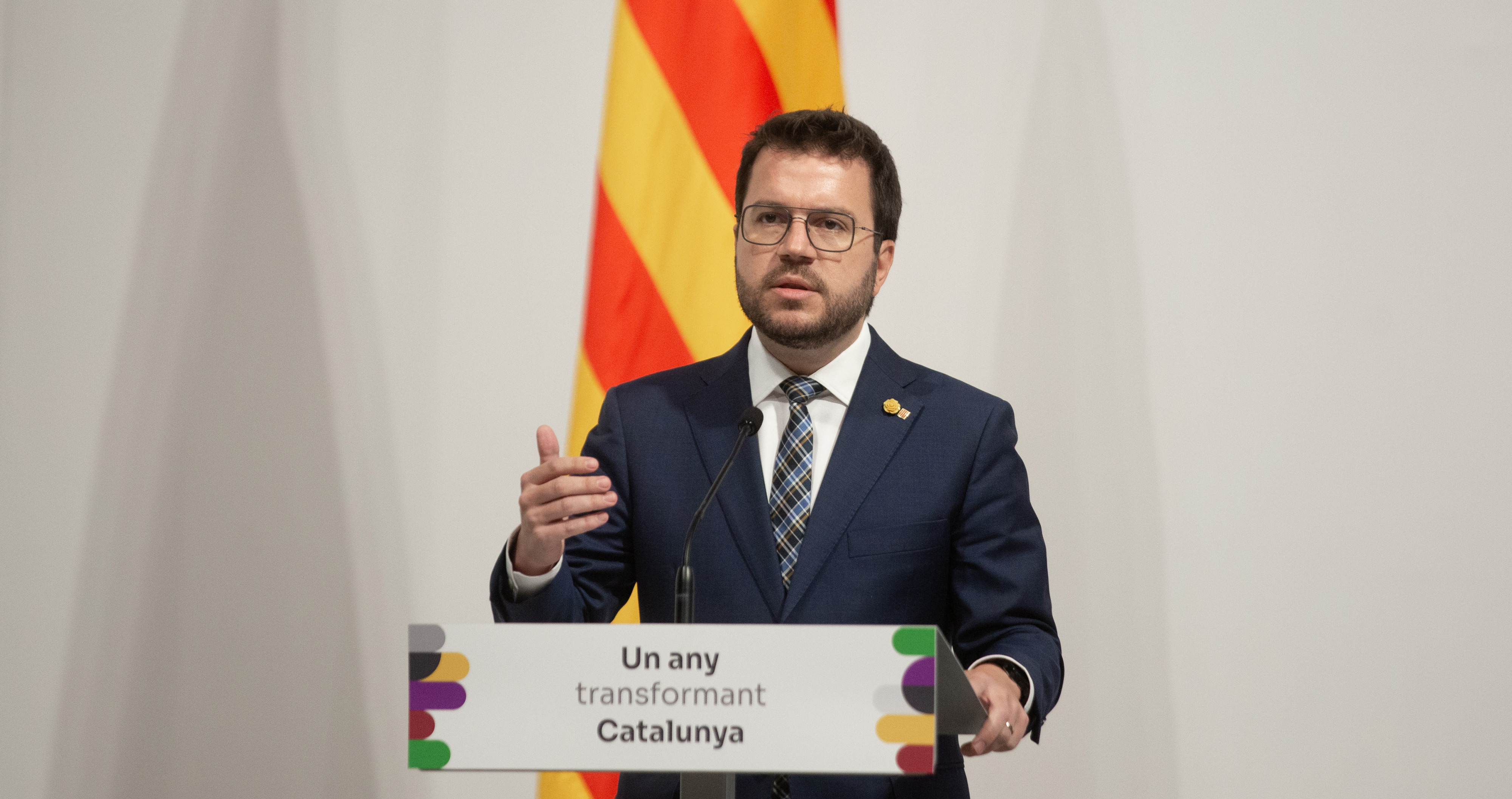 El presidente del Govern, Pere Aragonès (ERC) / EP