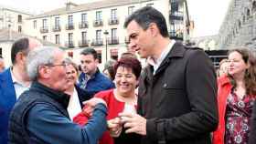 El líder del PSOE, Pedro Sánchez, ha pedido desde Segovia que el próximo presidente de la Generalitat gobierne para todos / EFE