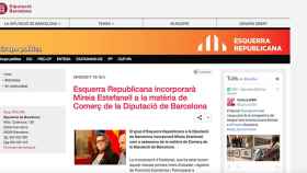 ERC anunció en la web de la Diputación de Barcelona el fichaje de Mireia Estefanell, la teniente de alcalde de Manresa que grabó a PDeCAT / CG